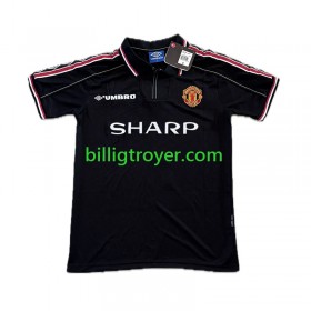 Billige Fotballdrakter Manchester United Beckham 7 Retro Tredjedraktsett 1998-1999 Kortermet